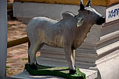 Chiang Mai - The Wat Chedi Luang, the twelve Thai Zodiac signs. 